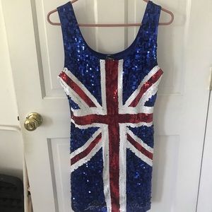 Ginger Spice costume mini dress